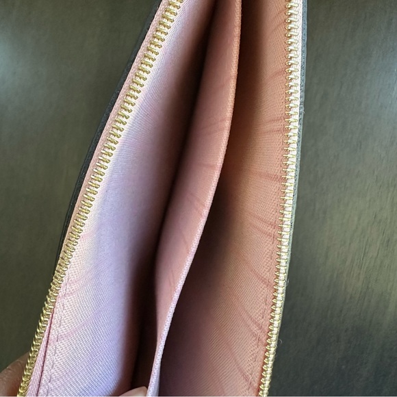 Louis Vuitton Neverfull Damier Ebene Rose Ballerine Zip Pouch - Picture 3 of 6